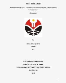 Indonesia University Of Education, HD Png Download, Transparent PNG
