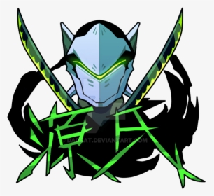 Genji Overwatch Logo Png, Transparent Png, Transparent PNG