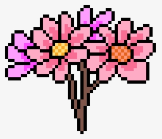 Pixel Art Cool Flower, HD Png Download, Transparent PNG
