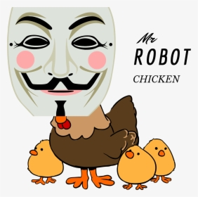 Mr Robot Png , Png Download - Chicken And Chicks Clipart, Transparent Png, Transparent PNG