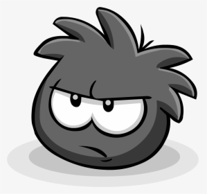 Club Penguin Rewritten Wiki - Black Puffle Club Penguin, HD Png Download, Transparent PNG