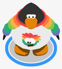 I Heart My Rainbow Puffle T-shirt Ingame - Club Penguin Character In Game, HD Png Download, Transparent PNG