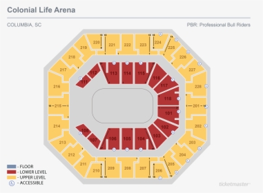 Colonial Life Arena Detailed Seating , Png Download - Circle, Transparent Png, Transparent PNG