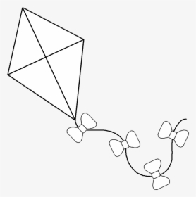 Kite With Black Background, HD Png Download, Transparent PNG