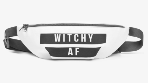 Witchy Af 2 Mockup Front Default White - Fanny Pack, HD Png Download, Transparent PNG