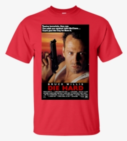 Die Hard Movie Poster T-shirt , Png Download - Original Die Hard Movie Poster, Transparent Png, Transparent PNG
