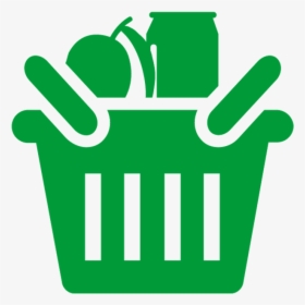 Food In Shopping Basket Icon, HD Png Download, Transparent PNG