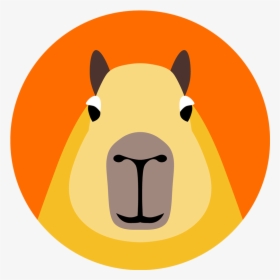 Capybara Branding Logo Illustration - Capybara Logo, HD Png Download, Transparent PNG