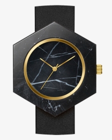 Black Marble Hex Body-0 - Analog Watch, HD Png Download, Transparent PNG