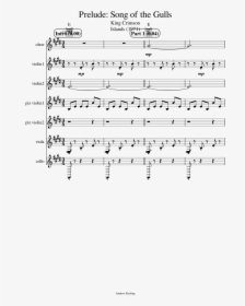 Prelude Song Of The Gulls Slide, Image - Sims 4 Theme Sheet Music, HD Png Download, Transparent PNG