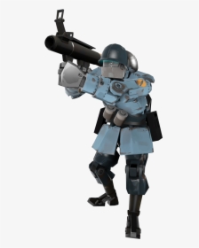 Tf2 Mvm Soldier Robot, HD Png Download, Transparent PNG