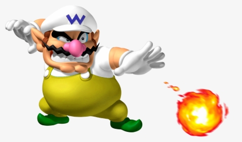 Super Mario Fire Wario , Png Download - Super Mario Sunshine Wario, Transparent Png, Transparent PNG