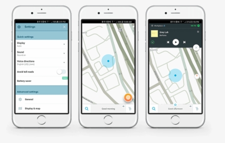 Waze App With Settings And Spotify Access - Iphone, HD Png Download, Transparent PNG
