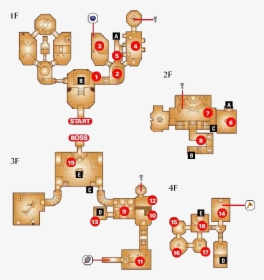 Zeldapedia - Master Quest Spirit Temple Map, HD Png Download, Transparent PNG
