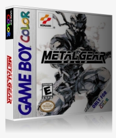 Gameboy Color Metal Gear Solid Game Cover To Fit A - Metal Gear Solid Game Boy Color, HD Png Download, Transparent PNG