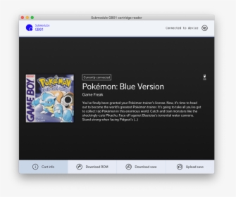 Pokemon Blue Version, HD Png Download, Transparent PNG