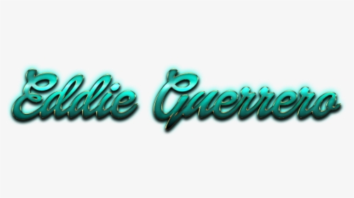 Eddie Guerrero Name Logo Png - Graphic Design, Transparent Png, Transparent PNG