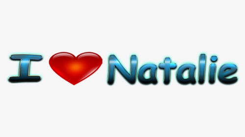 Natalie Love Name Heart Design Png - Tarun I Mis U Name Images Download, Transparent Png, Transparent PNG