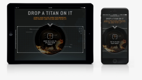 Titanfall Ipad Iphone Alt Reflection 01 , Png Download - Smartphone, Transparent Png, Transparent PNG