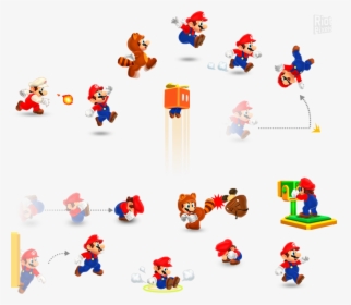 Super Mario 3d Land Art, HD Png Download, Transparent PNG