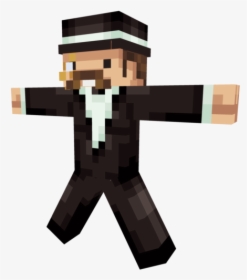 Minecraft Mustache Skin, HD Png Download, Transparent PNG