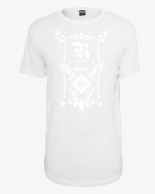 N7 Logo T-shirt Urban Classics Long Tee White - Ladies White Tee Shirt, HD Png Download, Transparent PNG
