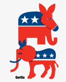 Democratic Party Elephant Clipart , Png Download - Democratic Party Mascot, Transparent Png, Transparent PNG