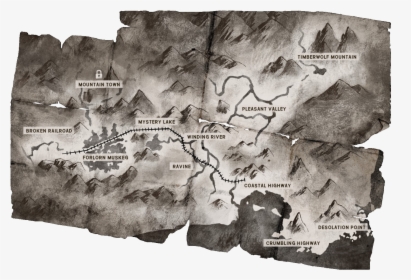 The Long Dark Wiki - Long Dark Wolf Mountain Map, HD Png Download, Transparent PNG
