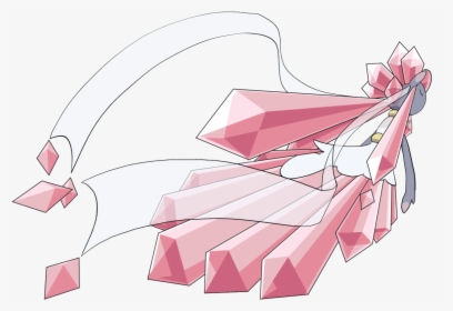 Pink Cartoon Fashion Accessory Joint - Pokemon Mega Diancie Png, Transparent Png, Transparent PNG