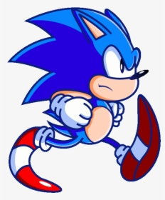 Funny Sonic Running Gif, HD Png Download, Transparent PNG