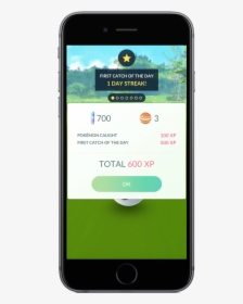 Pokémon Go First Catch Bonus - Pokemon Go Daily Bonus, HD Png Download, Transparent PNG