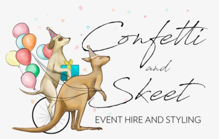 Confetti & Skeet Logo - Cartoon, HD Png Download, Transparent PNG