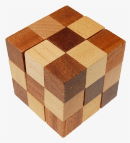 Soma Cube - Wood Cube Puzzle, HD Png Download, Transparent PNG