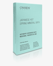 Japanese Hot Spring Mineral Bath - Book, HD Png Download, Transparent PNG