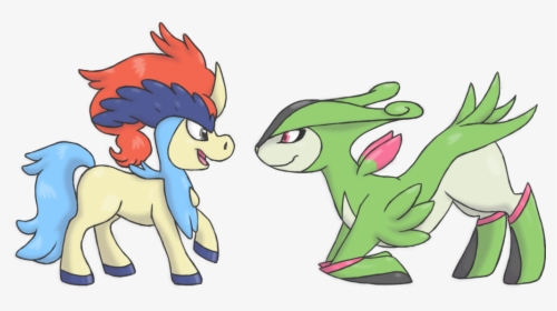 Virizion And Keldeo By Neothebean , Png Download - Pokemon Virizion And Keldeo, Transparent Png, Transparent PNG