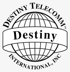 Destiny Telecomm Logo Black And White Assistance Dogs- - Gymnastics, HD Png Download, Transparent PNG