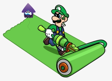 Mario Mario Luigi Green Clip Art Product - Luigi Death Stare Splatoon, HD Png Download, Transparent PNG