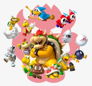 Bowser And Koopa Troopa, HD Png Download, Transparent PNG