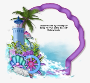 Ftu Ct Cluster Frame And Tag *fun At The Beach 2*, HD Png Download, Transparent PNG