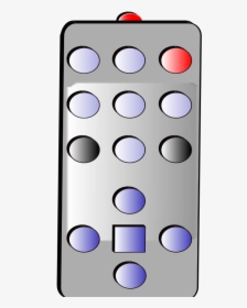 Simple Remote Control Clipart - Remote Control Simple Clipart, HD Png Download, Transparent PNG