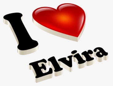 Elvira Heart Name Transparent Png - Anjali Name Logo, Png Download, Transparent PNG