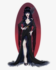 20′s Elvira On Her Way To Slay  please Do Not Alter - Elvira Art, HD Png Download, Transparent PNG
