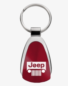 Au-tomotive Gold Jeep Grill Burgundy Teardrop Key Fob - Keychain, HD Png Download, Transparent PNG