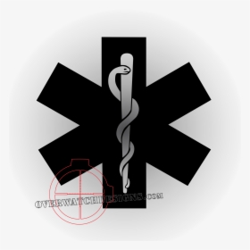 Medic Symbol Sticker - Star Of Life Red, HD Png Download, Transparent PNG