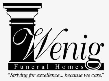 Wenig Funeral Home - Calligraphy, HD Png Download, Transparent PNG