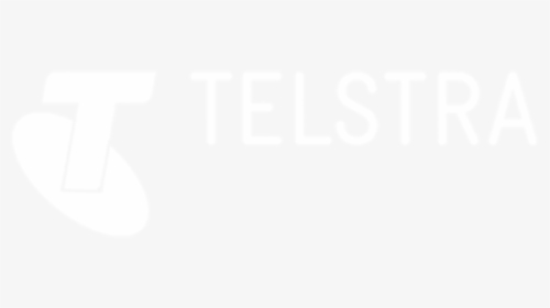 White Telstra Logo Png, Transparent Png, Transparent PNG
