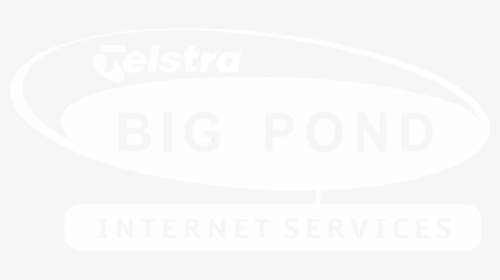 Telstra Bigpond Logo Black And White - Beige, HD Png Download, Transparent PNG