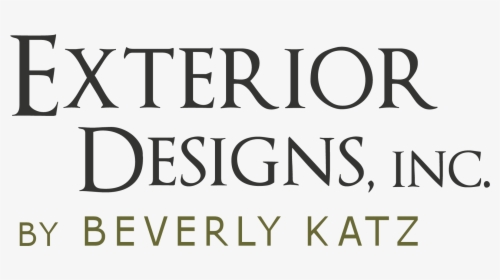Exterior Designs By Beverly Katz Logo - Monochrome, HD Png Download, Transparent PNG