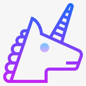 This Icon Represents A Unicorn - Unicorn Icon, HD Png Download, Transparent PNG