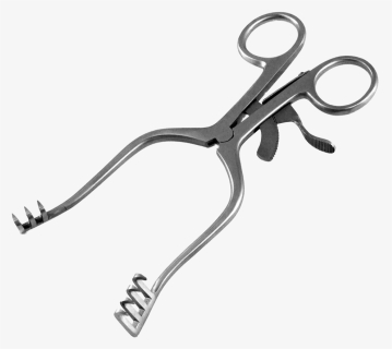 Retractor, Adjustable With Latch, Blunt, 16 Cm - Tongs, HD Png Download, Transparent PNG